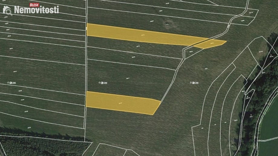 Prodej podílu 1/6 pole 1 909 m², Krašovice