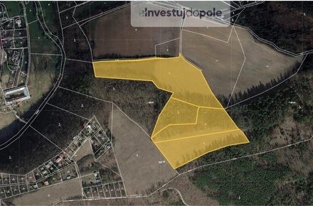 Prodej louky 56 080 m², Bojanovice