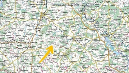 Prodej pole 8 633 m², Jankov - Čestín