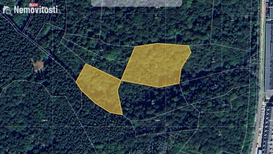 Prodej lesa 11 175 m², Vsetín