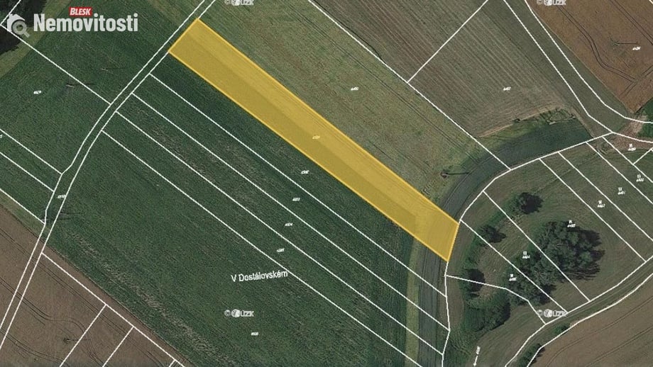 Prodej podílu 1/2 pole 5 560 m², Konice