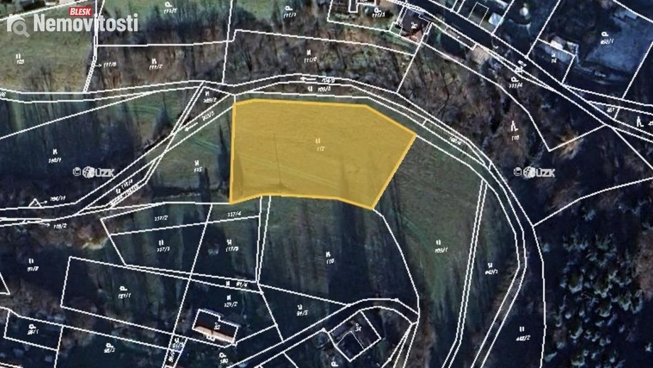 Prodej louky 3 115 m², Strakov