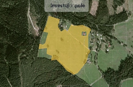 Prodej podílu 1/6 louky 14 514 m², Krásná