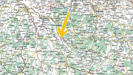 Prodej pole 6 143 m², Běstvina - Rostejn