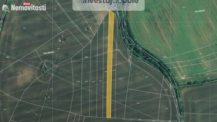 Prodej pole 2 796 m², Poříčany