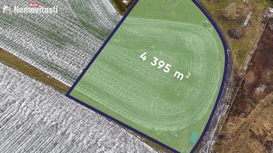 Prodej stavebního pozemku 4 395 m², Kovanec