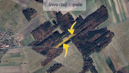 Prodej podílu 5/9 pole 3 342 m², Krakovany
