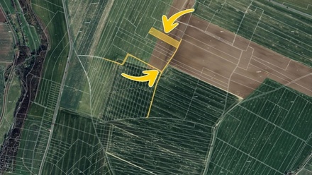 Prodej podílu 1/4 pole 1 530 m², Klešice