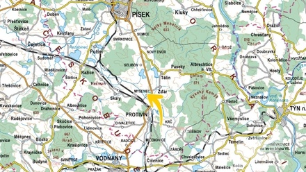 Prodej pole 21 301 m², Protivín - Myšenec