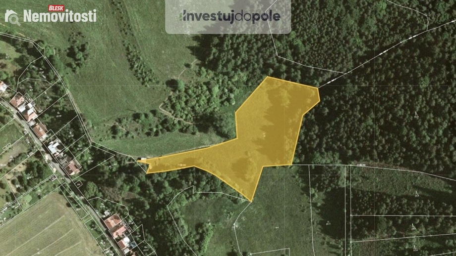 Prodej louky 9 632 m², Stvolová - Skřib