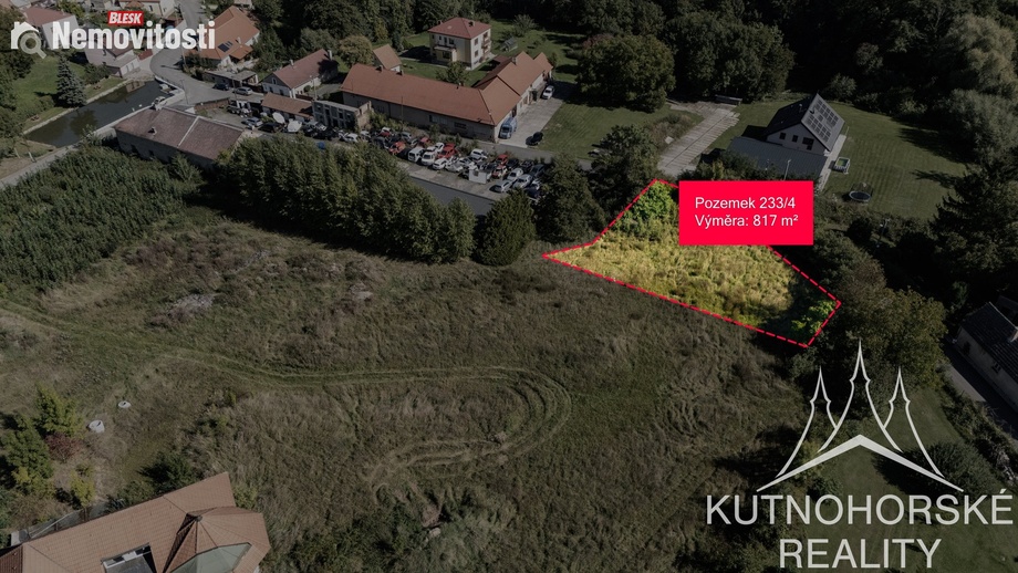 Prodej stavebního pozemku 817 m², Křesetice