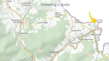 Prodej pole 28 555 m², Mikulovice