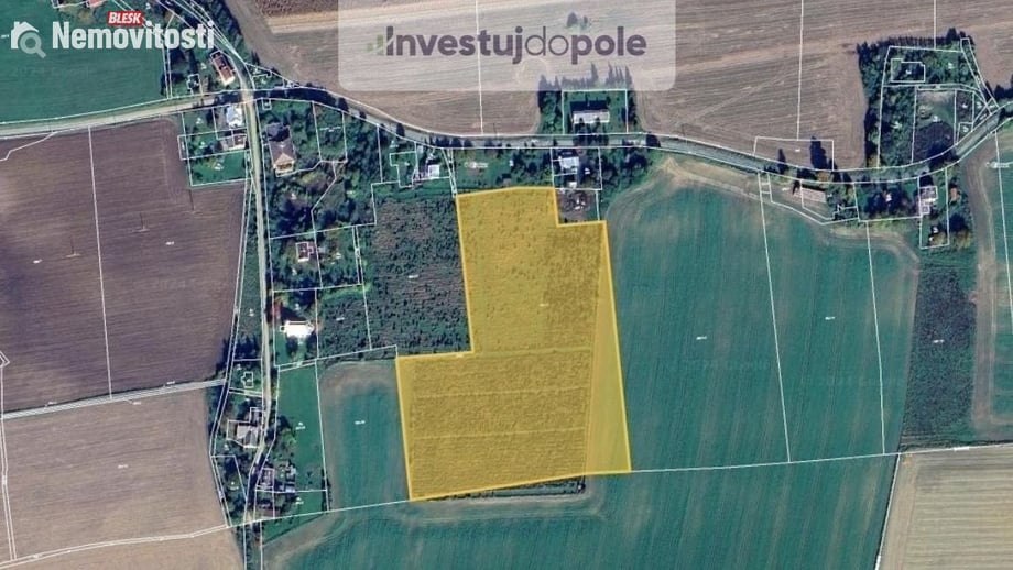 Prodej pole 28 555 m², Mikulovice