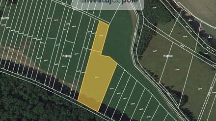 Prodej pole 25 466 m², Dětenice