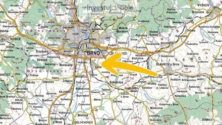 Prodej pole 1 128 m², Brno