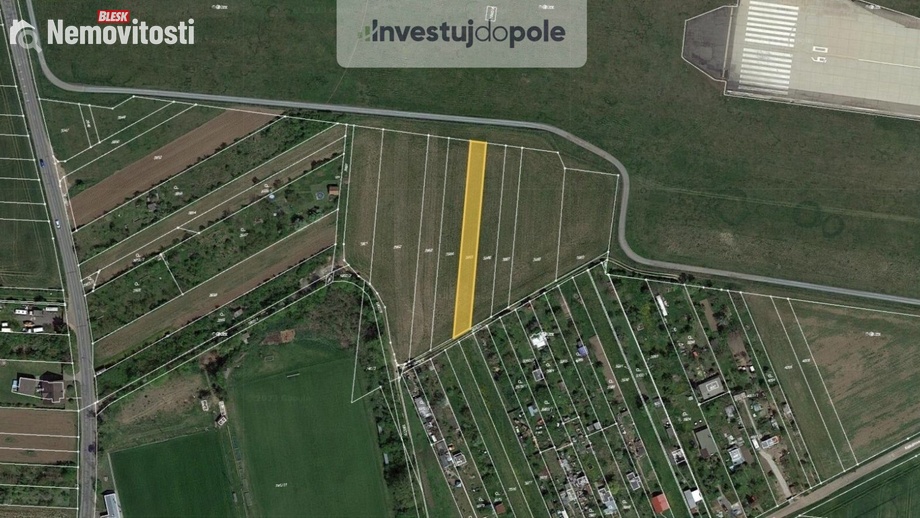 Prodej pole 1 128 m², Brno