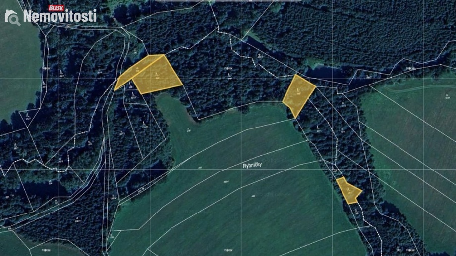 Prodej lesa 2 834 m², Prosíčka - Dolní Prosíčka