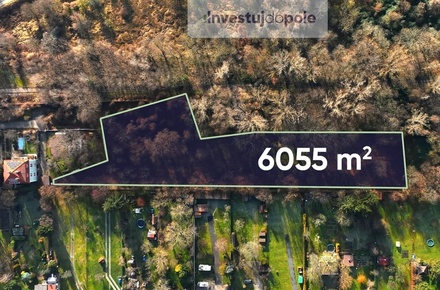 Prodej zahrady 6 055 m², Praha