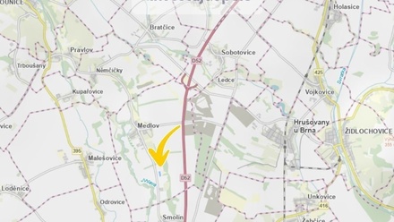 Prodej pole 6 139 m², Medlov