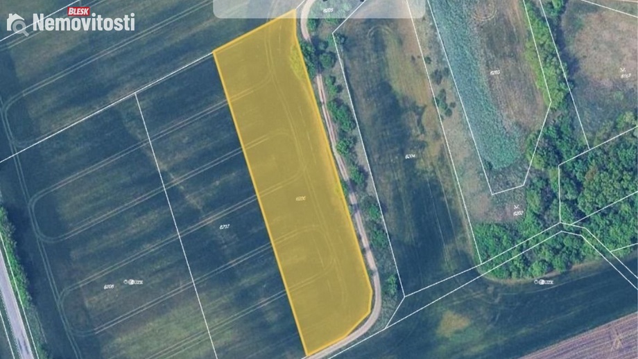 Prodej pole 6 139 m², Medlov