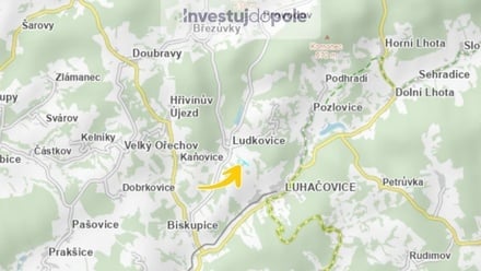 Prodej pole 11 775 m², Ludkovice