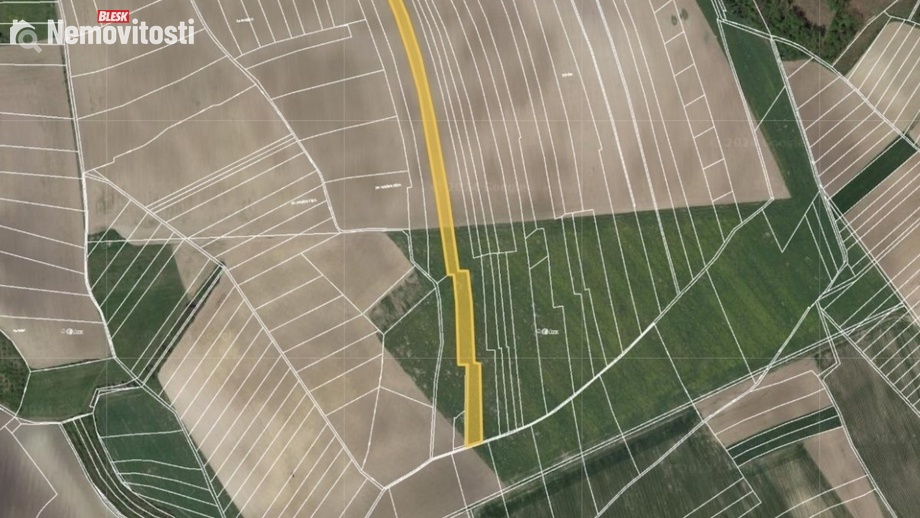 Prodej podílu 1/12 pole 1 300 m², Velenice