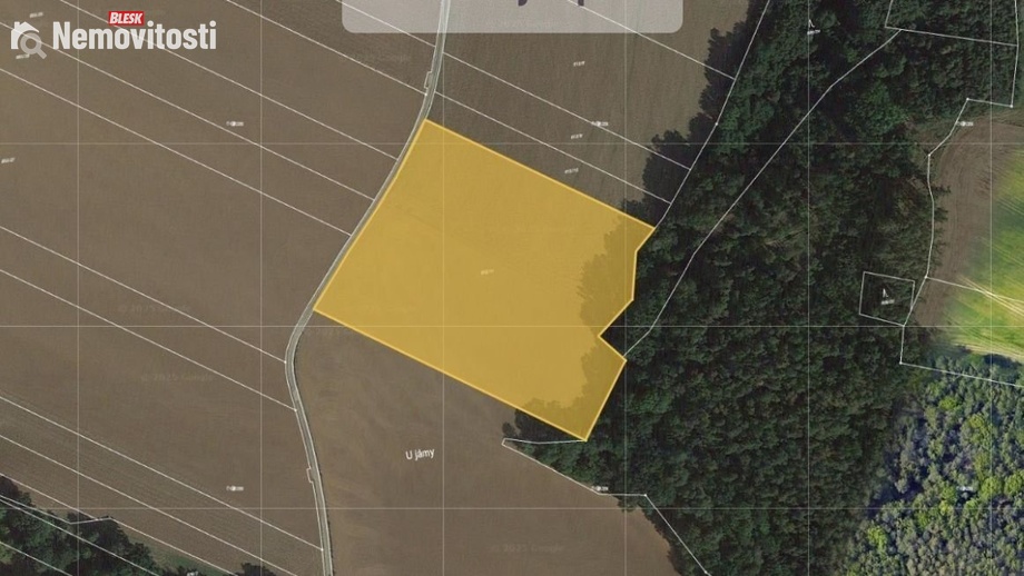 Prodej podílu 1/12 pole 3 545 m², Plzeň