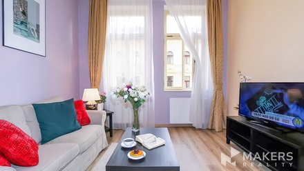 Pronájem bytu 1+1 40 m², Praha - Vinohrady