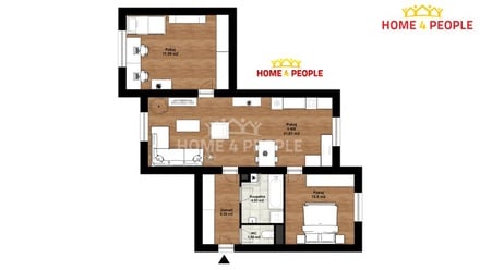 Pronájem bytu 3+kk 75 m², Čáslav