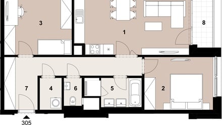 Prodej bytu 3+kk 69 m², Praha - Žižkov