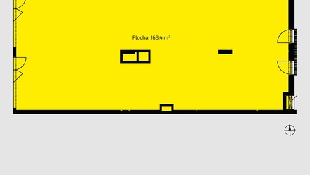 Prodej obchodního prostoru 168 m², Praha - Hloubětín