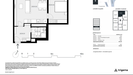 Prodej bytu 2+kk 50 m², Praha - Kamýk