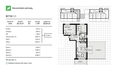 Prodej bytu 3+kk 80 m², Olomouc