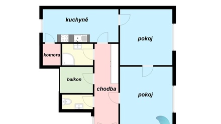 Pronájem bytu 2+1 98 m², České Budějovice