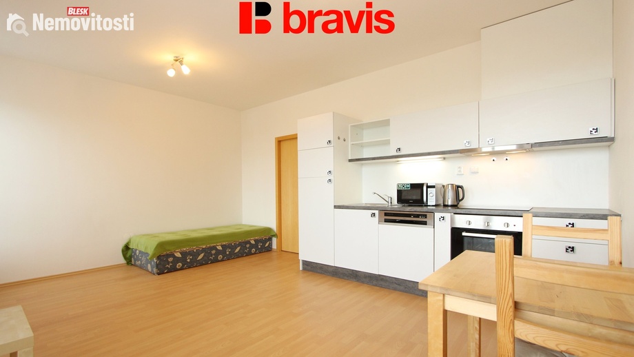 Pronájem bytu 1+kk 29 m², Brno - Líšeň