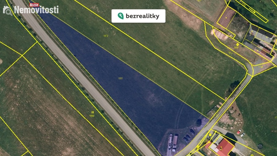 Prodej stavebního pozemku 4 626 m², Větřkovice u Vítkova