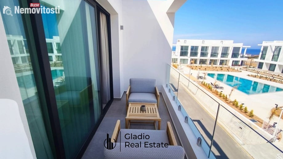 Prodej bytu 1+kk 38 m², Esentepe, Kypr