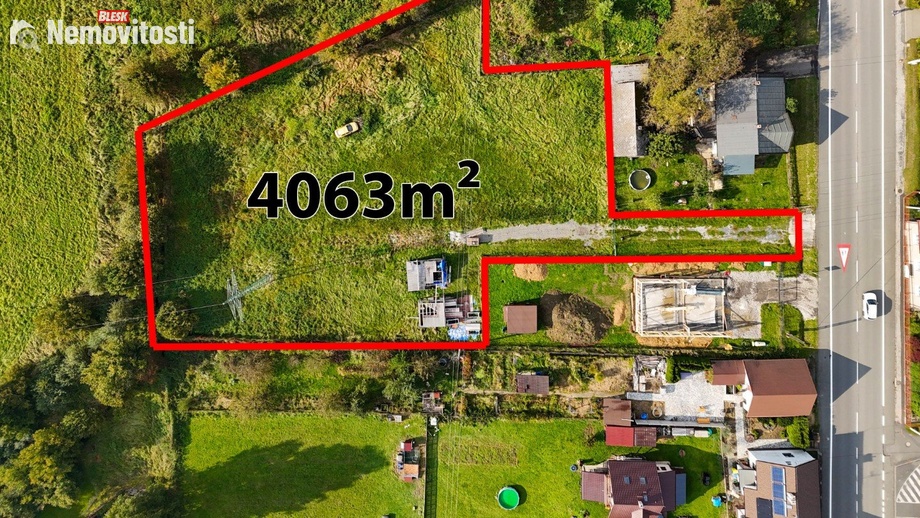 Prodej stavebního pozemku 4 063 m², Petřvald