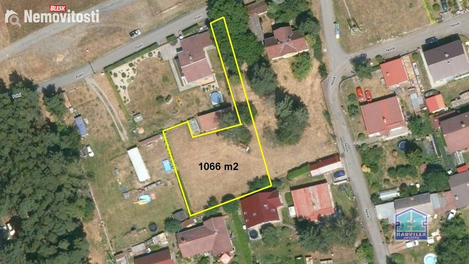 Prodej stavebního pozemku 1 066 m², Konstantinovy Lázně