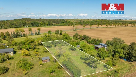 Prodej zahrady 1 198 m², Husinec