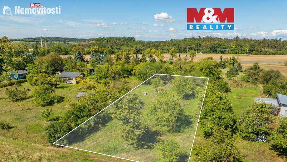 Prodej zahrady 1 198 m², Husinec