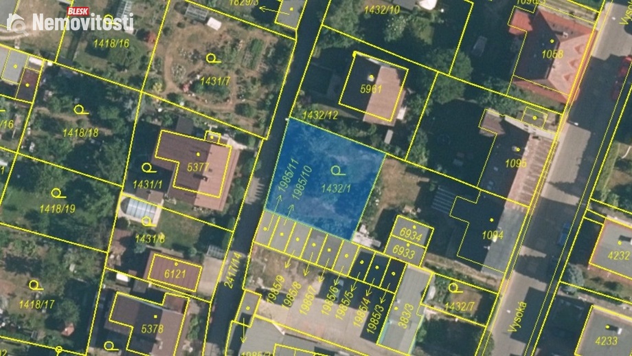 Prodej stavebního pozemku 312 m², Jablonec nad Nisou