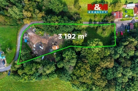 Prodej stavebního pozemku 3 192 m², Děčín