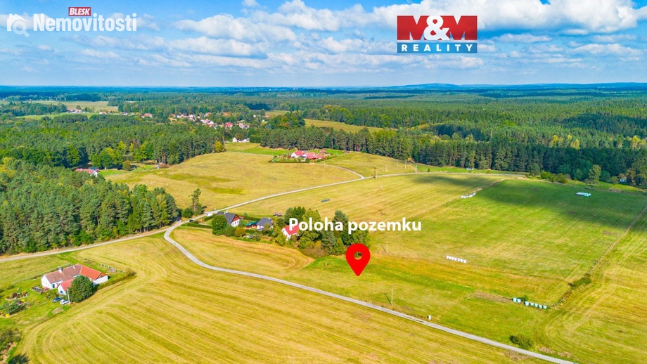 Prodej stavebního pozemku 3 900 m², Rapšach