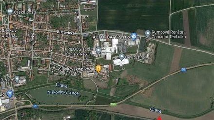 Prodej pole 1 101 m², Slavkov u Brna