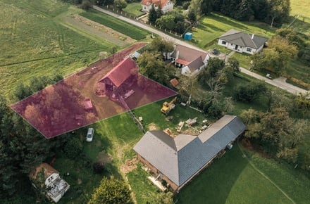Prodej stavebního pozemku 1 400 m², Roštín