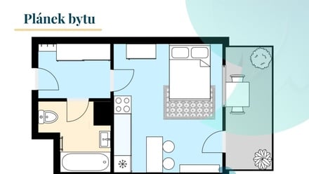 Prodej bytu 1+kk 32 m², Praha 9