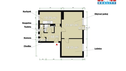 Prodej bytu 2+1 60 m², Klatovy