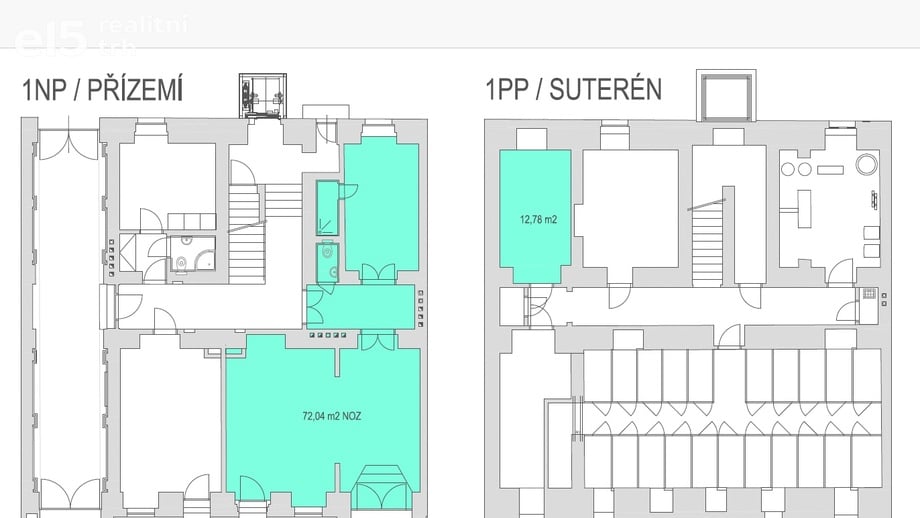 Pronájem obchodního prostoru 84 m², Praha - Vinohrady