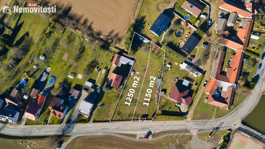 Prodej stavebního pozemku 1 250 m², Krasová